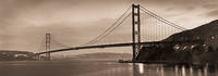 100cm x 35cm Golden Gate Bridge II von Alan Blaustein