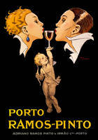 70cm x 100cm Porto Ramos-Pinto von René Vincent