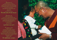 70cm x 50cm Dalai Lama with Child von FRISCHKNECHT,JO