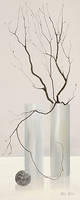40cm x 100cm Slender Twigs II von Alice Wonder