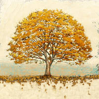 100cm x 100cm Golden Oak von James Wiens