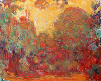50cm x 40cm Das Haus in Giverny              von Claude Monet