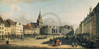 60cm x 30cm Der Alte Markt in Dresden        von Canaletto