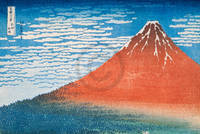 60cm x 40cm Der Fujiyama                     von K. Hokusai