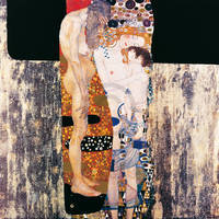 71cm x 71cm Die drei Lebensalter             von Gustav Klimt