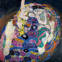 98cm x 98cm Die Jungfrau                     von Gustav Klimt