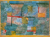 85cm x 64cm Kreuze und Säulen                von Paul Klee