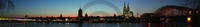 150cm x 20cm Panorama Sonnenuntergang         von Wolfgang Weber
