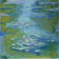 40cm x 40cm Seerosen                         von Claude Monet