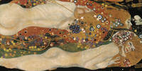 100cm x 50cm Wasserschlangen II               von Gustav Klimt