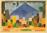 100cm x 70cm Der Niesen 1915 von Paul Klee