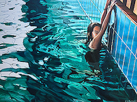 10cm x 7.5cm Pool 6 von Brigitte Yoshiko Pruchnow
