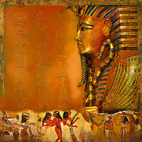 100cm x 100cm Sphinx II von Avigdori,