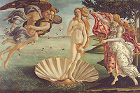 150cm x 100cm Geburt der Venus von Botticelli,Sandro