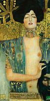 50cm x 100cm Judith I., 1901 von Klimt, Gustav