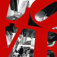 100cm x 100cm Love Tokyo von Valverde,Anne