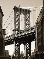 75cm x 100cm Manhattan Bridge von Terrible,Aurélien