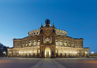 150cm x 105cm Semper Oper Dresden von Fischer,Rolf