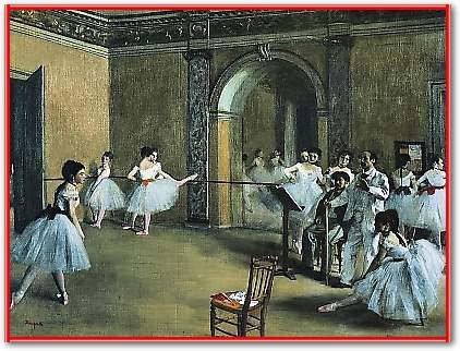 The Dance Foyer at the Opera von DEGAS