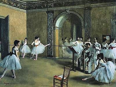 The Dance Foyer at the Opera von DEGAS