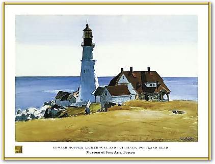 Lighthouse and Buildings von HOPPER