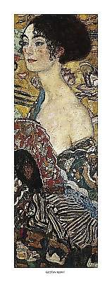 Segnora con ventaglio von Klimt, Gustav