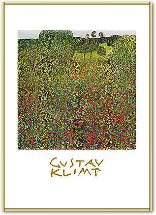 Campo di papaveri von Klimt, Gustav