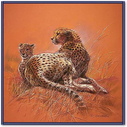 Cheetah Mother von CASARO,RENATO