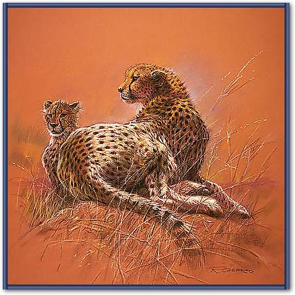 Cheetah Mother von CASARO,RENATO