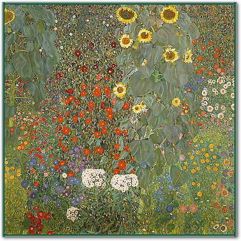 Bauerngarten mit Sonnenblumen von Klimt, Gustav