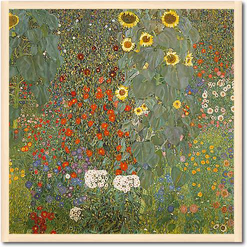 Bauerngarten mit Sonnenblumen von Klimt, Gustav