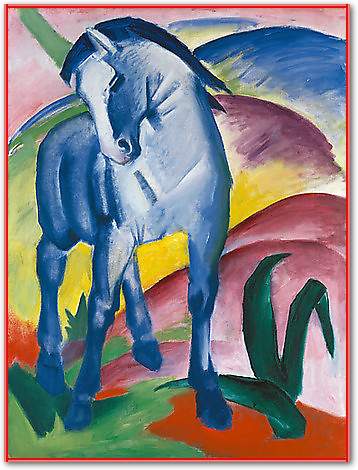 Blaues Pferd von Marc,Franz