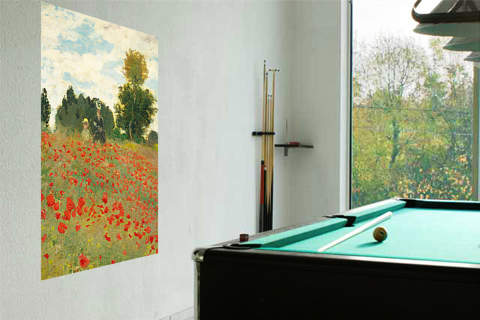 Mohnfeld bei Argenteuil (Detail) von Monet,Claude