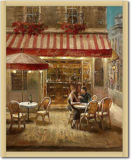 Paris Cafe II Crop von Nai, Danhui