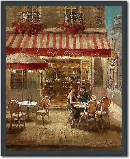 Paris Cafe II Crop von Nai, Danhui