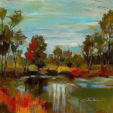 Hidden Pond Hues I von Vassileva, Silvia