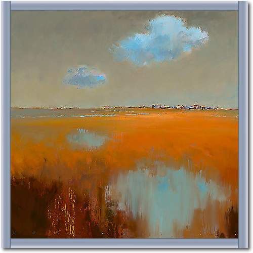 Reflecting Clouds von Groenhart, Jan