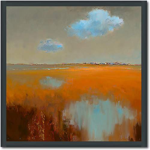 Reflecting Clouds von Groenhart, Jan