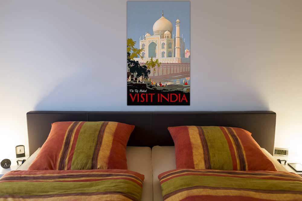 Visit India, The Taj Mahal von William Spencer Bagdatopoulus