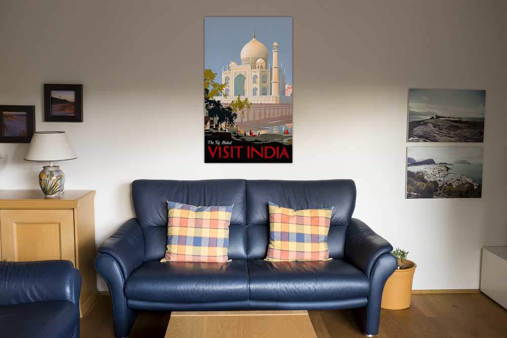 Visit India, The Taj Mahal von William Spencer Bagdatopoulus