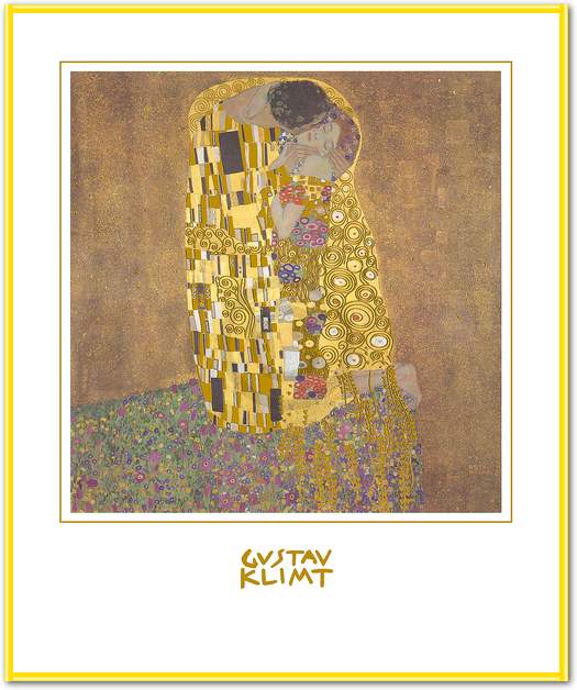 Der Kuss                         von Gustav Klimt