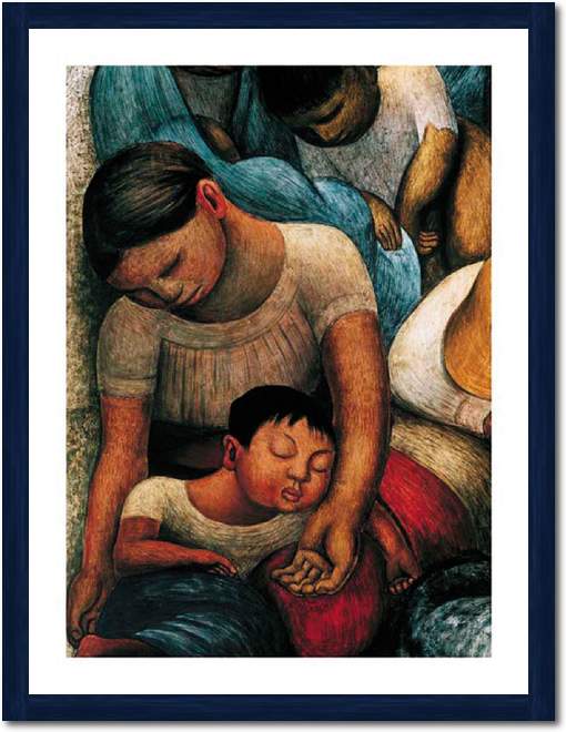 La Noche de Los Pobres           von Diego Rivera
