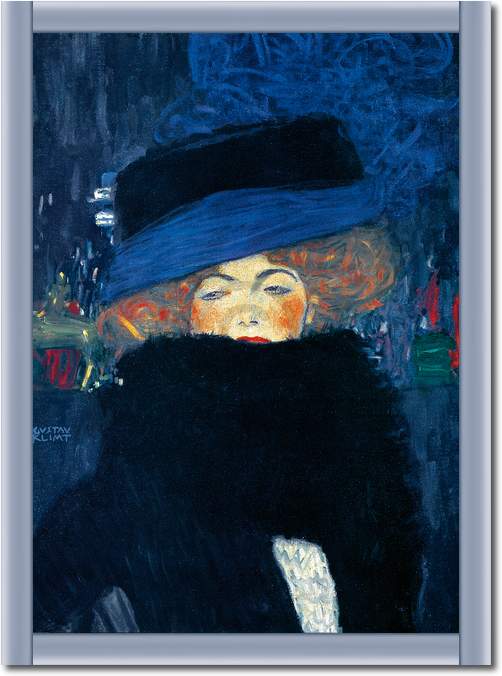 Lady with Hat                    von Gustav Klimt