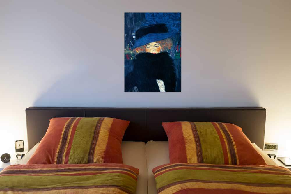 Lady with Hat                    von Gustav Klimt