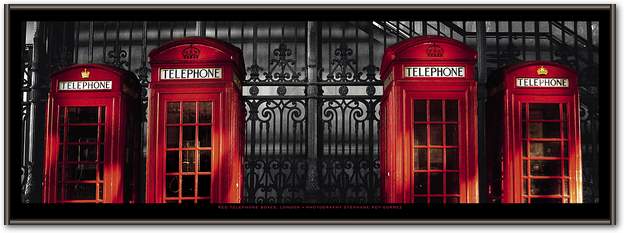 London-Red Telephone Boxes       von Stéphane Rey-Gorrez