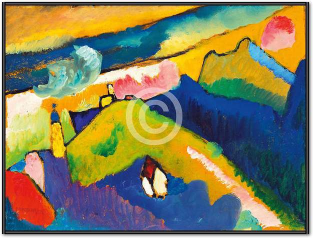 Murnau, Berglandschaft           von Wassily Kandinsky