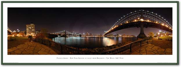 New York Skyline at Night        von Patrick Grube