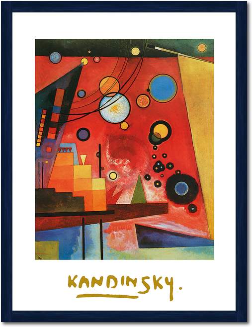 Schweres Rot                     von Wassily Kandinsky