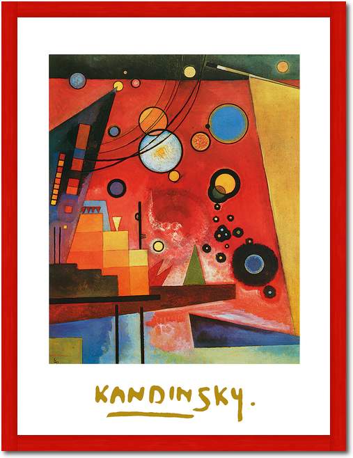 Schweres Rot                     von Wassily Kandinsky