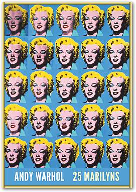 25 Colored Marilyns              von Andy Warhol